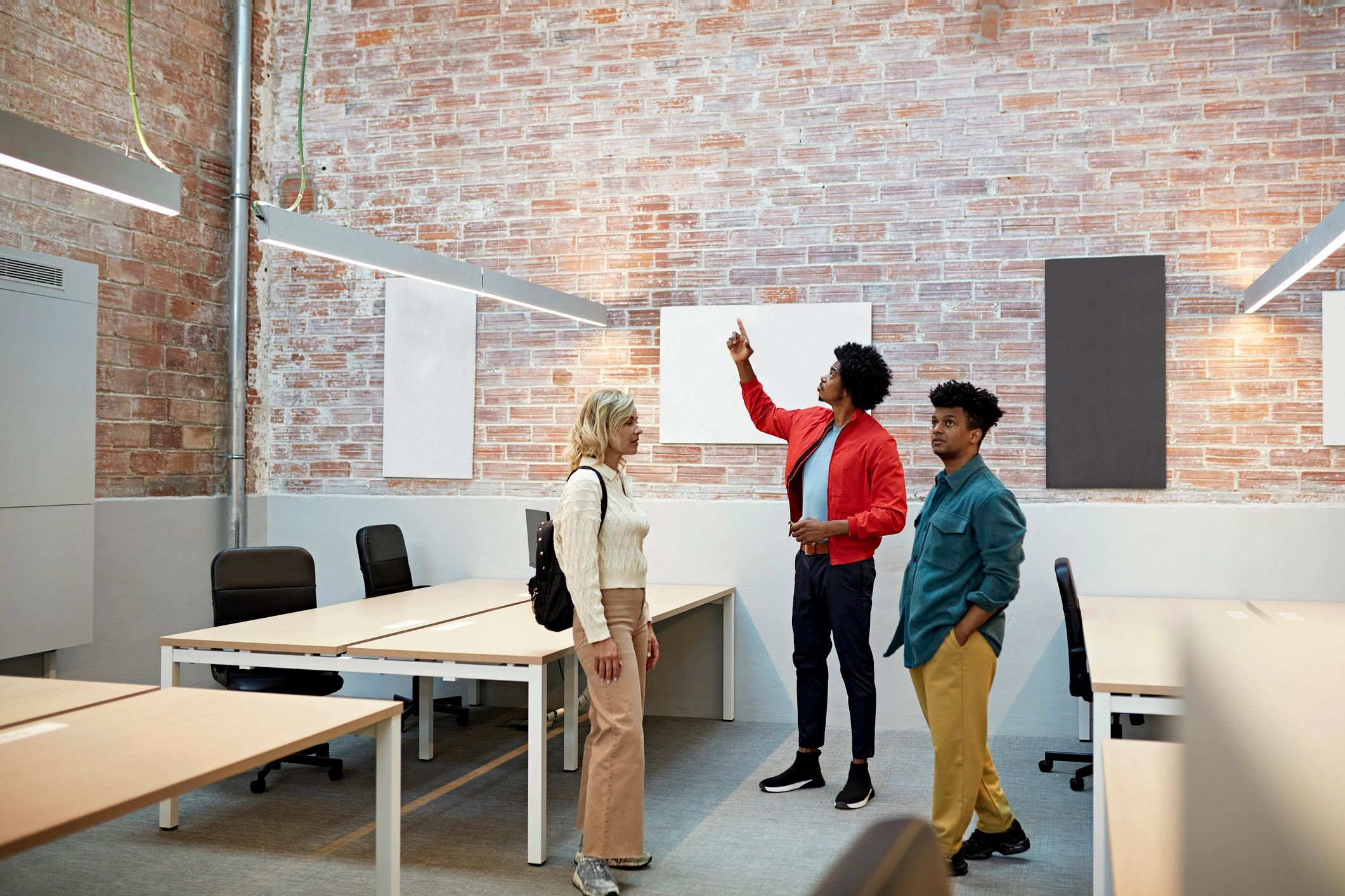 Professional team in a modern office environment